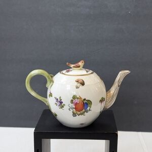 Herend Rothschild Fruits And Flowers miniature teapot